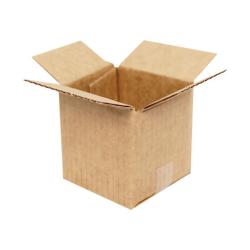 Single Wall Cardboard Box 45x45x45 mm Brown