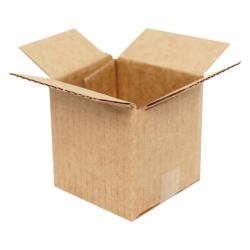Single Wall Cardboard Box 50x50x50 mm Brown
