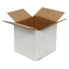Single Wall Cardboard Box 50x50x50 mm White