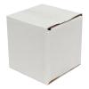 Single Wall Cardboard Box 50x50x50 mm White