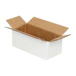 Single Wall Cardboard Box 85x35x30 mm White