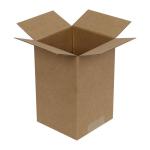 Single Wall Cardboard Box 100x100x160 mm Brown