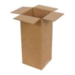 Single Wall Cardboard Box 120x120x290 mm Brown