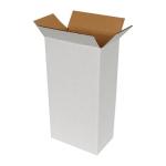 Single Wall Cardboard Box 120x120x290 mm White