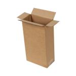 Single Wall Cardboard Box 140x80x270 mm Brown