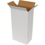 Single Wall Cardboard Box 140x80x270 mm White
