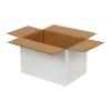 Single Wall Cardboard Box 150x100x100 mm White