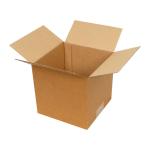 Single Wall Cardboard Box 150x150x150 mm Brown