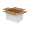 Single Wall Cardboard Box 200x100x100 mm White