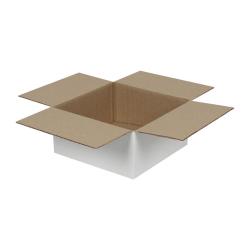 Single Wall Cardboard Box 200x200x100 mm White