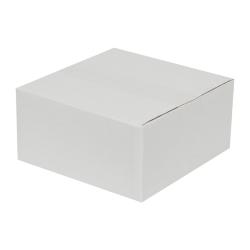 Single Wall Cardboard Box 200x200x100 mm White