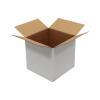 Single Wall Cardboard Box 230x230x230 mm White
