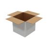 Single Wall Cardboard Box 230x230x230 mm White