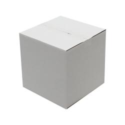 Single Wall Cardboard Box 230x230x230 mm White