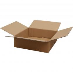Single Wall Cardboard Box 265x245x85 mm Brown