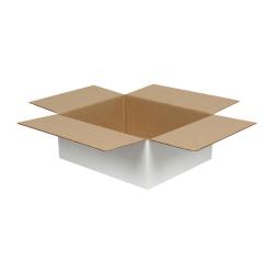 Single Wall Cardboard Box 300x250x120 mm White