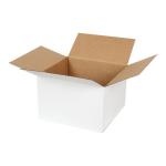 Single Wall Cardboard Box 300x300x200 mm White