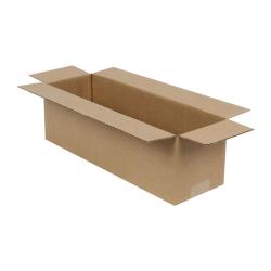 Single Wall Cardboard Box 380x120x120 mm Brown