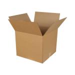 Single Wall Cardboard Box 400x400x340 mm Brown