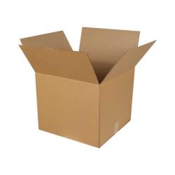 Single Wall Cardboard Box 400x400x340 mm Brown