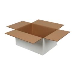 Double Wall Cardboard Box 400x300x200 mm White 
