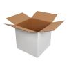 Double Wall Cardboard Box 450x450x450 mm White 