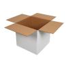 Double Wall Cardboard Box 450x450x450 mm White 