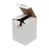 Fast Assembly Cardboard Box 120x120x160 mm White