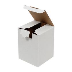 Fast Assembly Cardboard Box 120x120x160 mm White