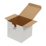 Fast Assembly Cardboard Box 140x140x140 mm White