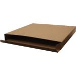 Picture Frame Cardboard Box 350x40x350 mm Brown