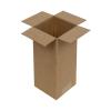 Single Wall Cardboard Box 80x80x100 mm Brown