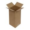 Single Wall Cardboard Box 80x80x100 mm Brown